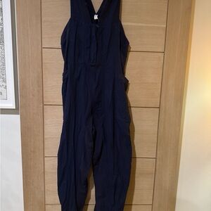 Elegant Dark Blue Jumpsuit